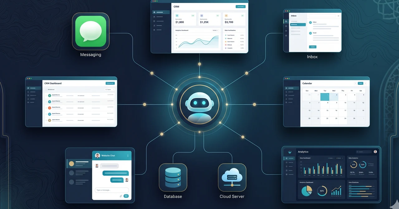Custom AI agent development for UAE business operations